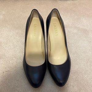 Ralph Lauren Navy Blue Heels